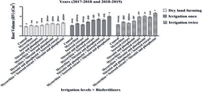 Soil Microorganisms and Seaweed Application With Supplementary Irrigation Improved Physiological Traits and Yield of Two Dryland Wheat Cultivars